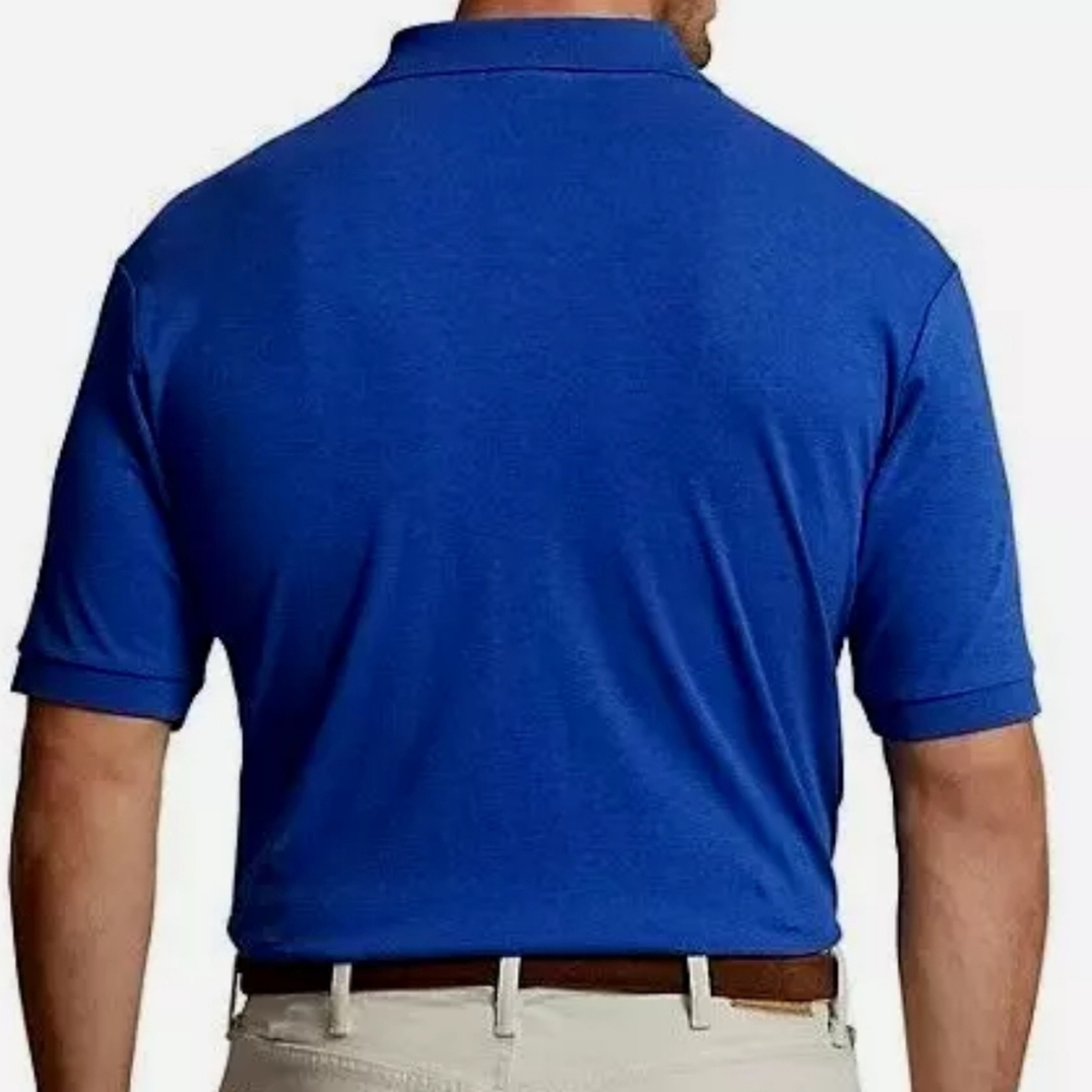Polo Ralph Lauren Mens Shirt Size 4XLT Tall Blue Heather Classics Polo New - Picture 4 of 8